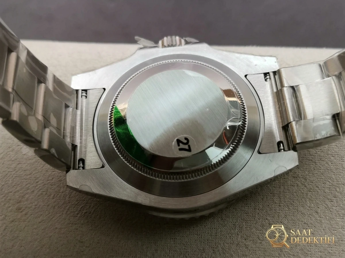 VS Factory Rolex tarihsiz siyah su hayaleti, 3130 mekanizmasının işçiliği iyi mi? - Klips Kilidi ve Lazer Damgalar