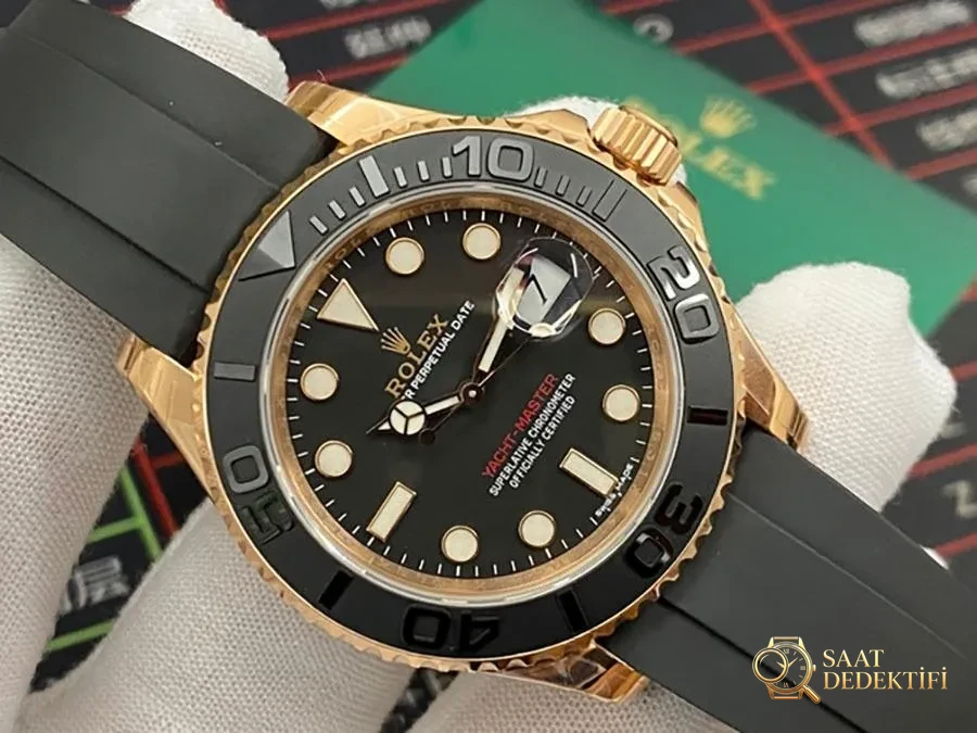 VS Factory Rolex Yacht-Master 116655 replika saat - VS Saat - Kasa Profili ve Kurma Kolu İncelemesi