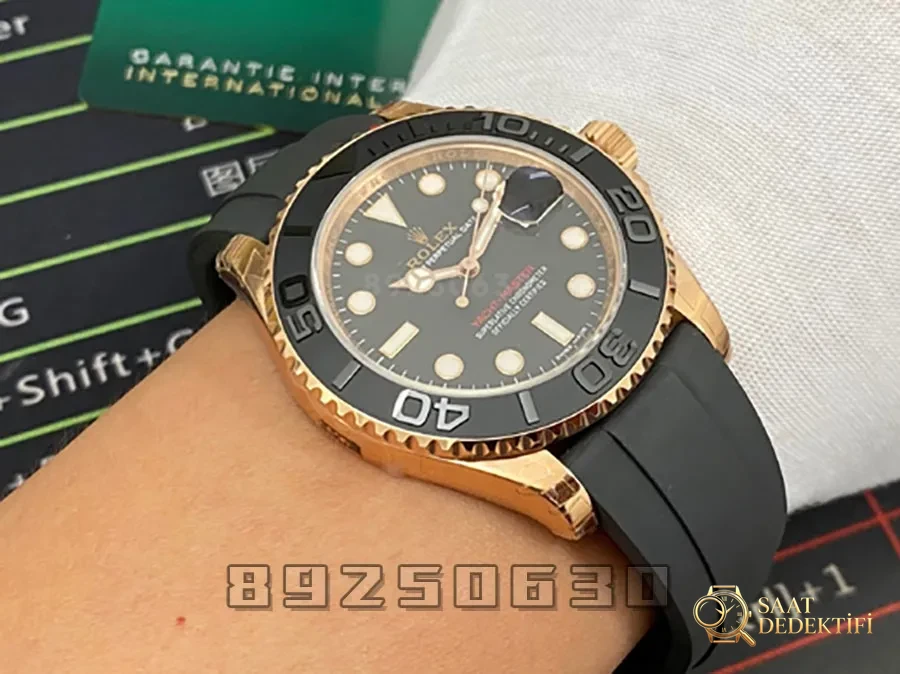 VS Factory Rolex Yacht-Master 116655 replika saat - VS Saat - Arka Kapak ve Mekanizma Detayı