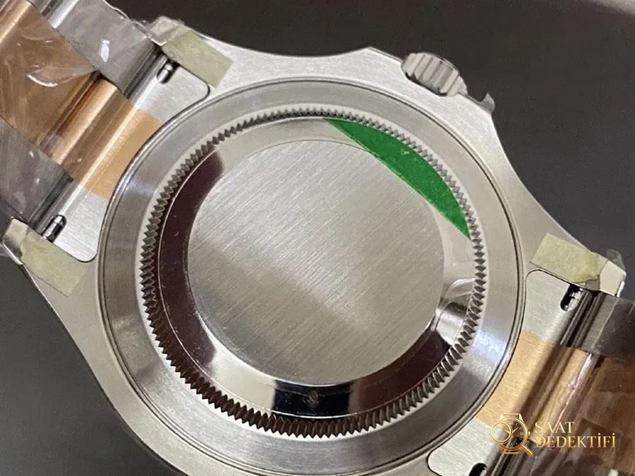 VS Factory Rolex Yacht-Master 126621-0001 Replika Saat - VS Saat - Arka Kapak ve Mekanizma Detayı