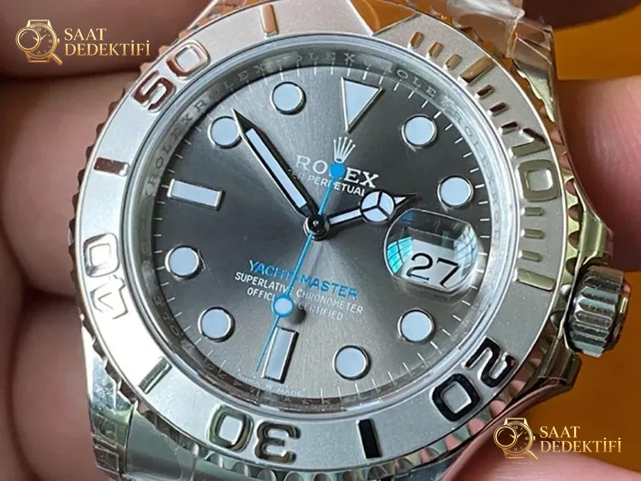 VS Factory Rolex Yacht-Master 126622-0001 replika saat - VS Saat - Kasa Profili ve Kurma Kolu İncelemesi