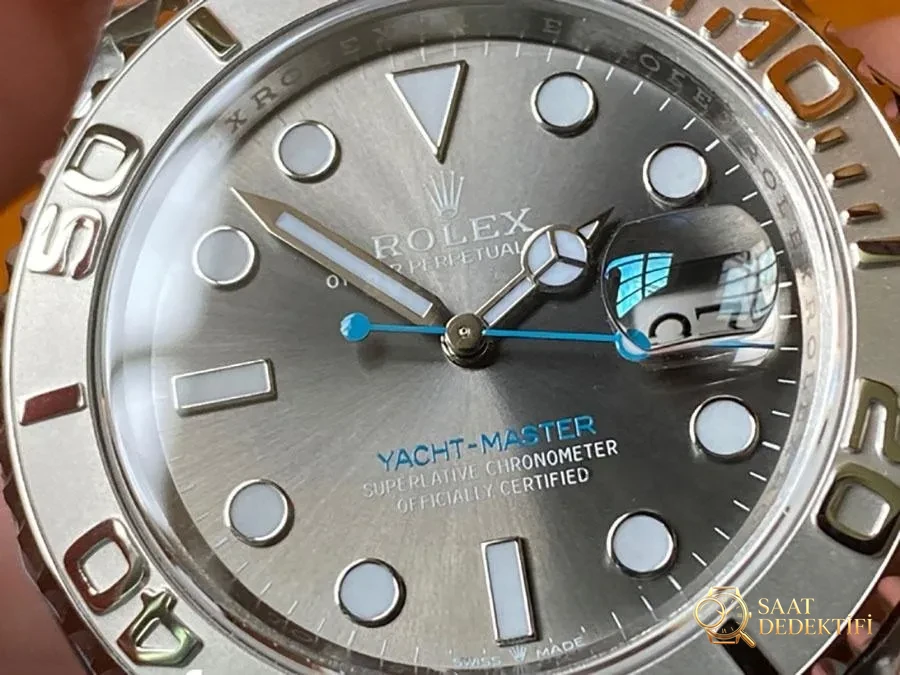 VS Factory Rolex Yacht-Master 126622-0001 replika saat - VS Saat - Arka Kapak ve Mekanizma Detayı