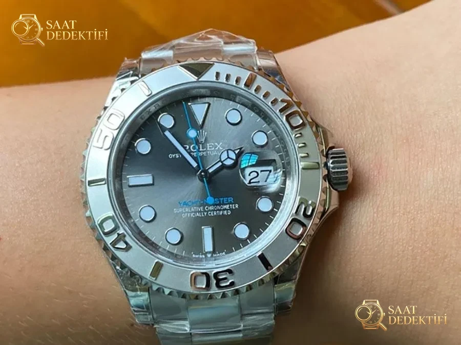 VS Factory Rolex Yacht-Master 126622-0001 replika saat - VS Saat - Klips Kilidi ve Lazer Damgalar