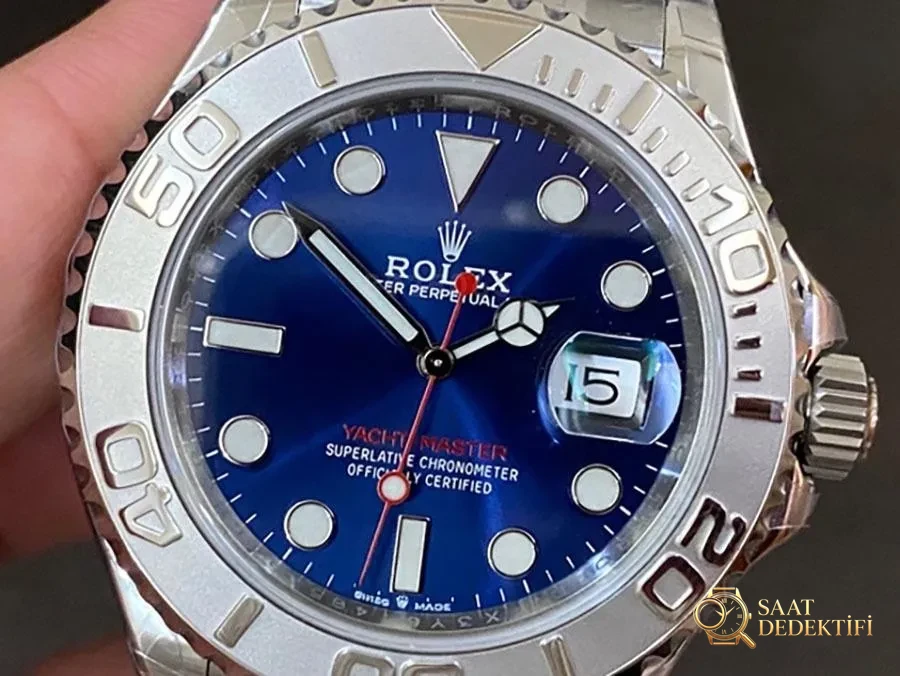 VS Factory Rolex Yacht-Master 126622-0002 Replika Saat - VS Saat - Arka Kapak ve Mekanizma Detayı