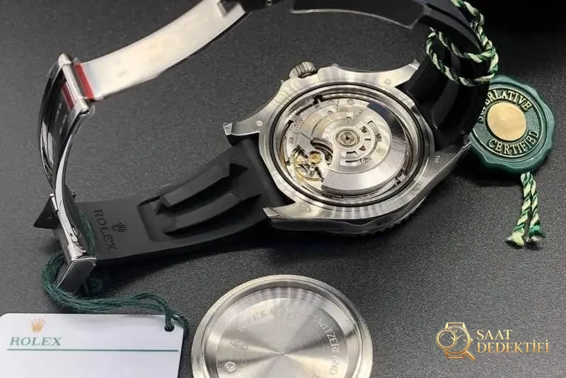 VS Factory Rolex Yacht-Master saat incelemesi - Klips Kilidi ve Lazer Damgalar