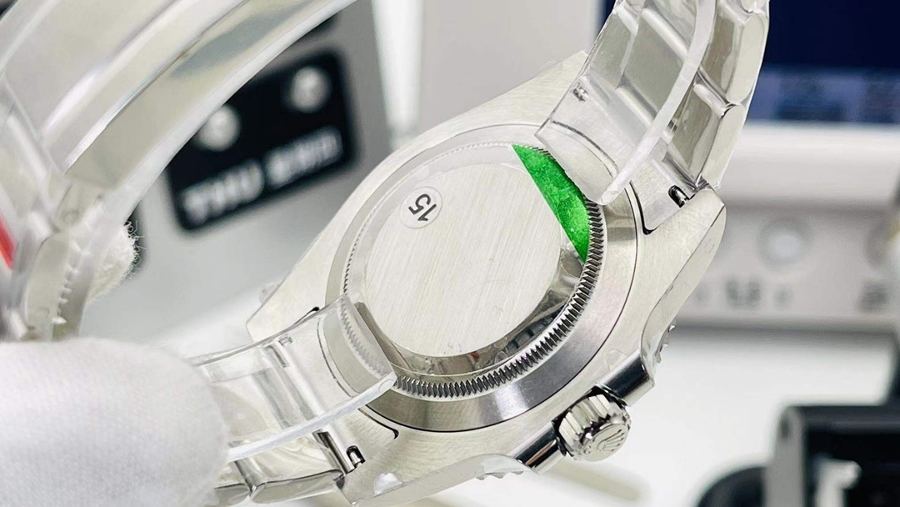VS Factory Rolex yeni 3235 mekanizmalı 41 mm Yeşil Su Hayaleti incelemesi — 5. fotoğraf