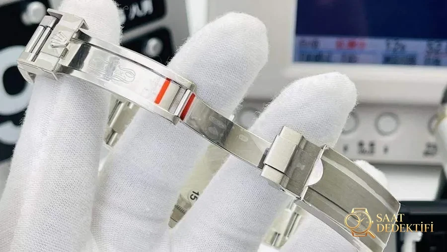 VS Factory Rolex yeni 3235 mekanizmalı 41 mm Yeşil Su Hayaleti incelemesi - Makro Kadran ve İndeks İşçiliği