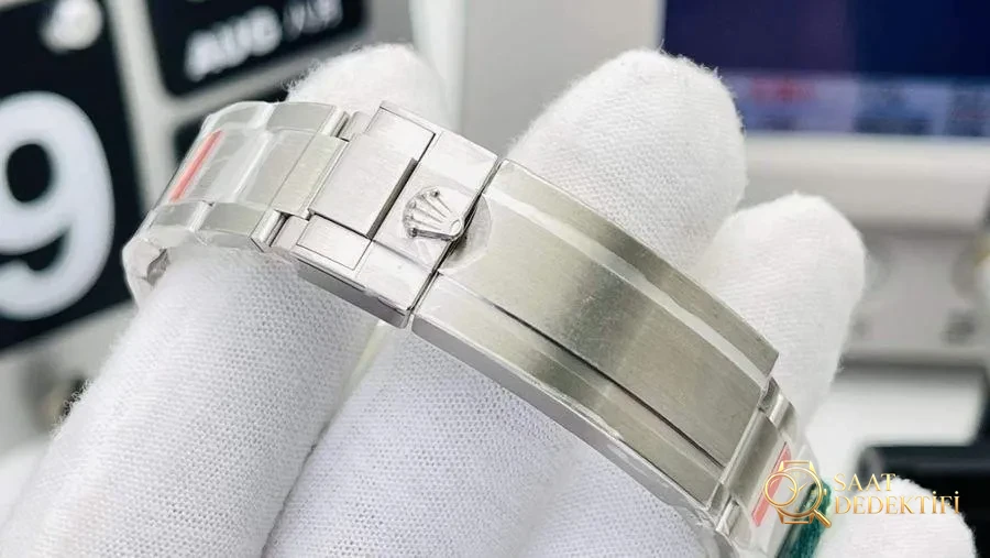VS Factory Rolex yeni 3235 mekanizmalı 41 mm Yeşil Su Hayaleti incelemesi - Klips Kilidi ve Lazer Damgalar