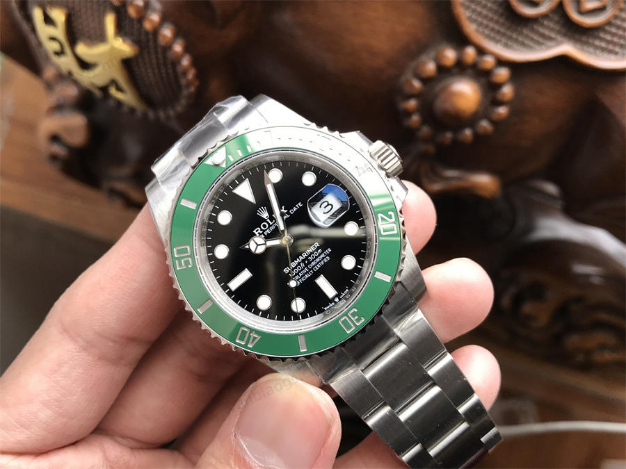 VS Factory Rolex yeni 41 mm yeşil su hayaleti incelemesi — 1. fotoğraf