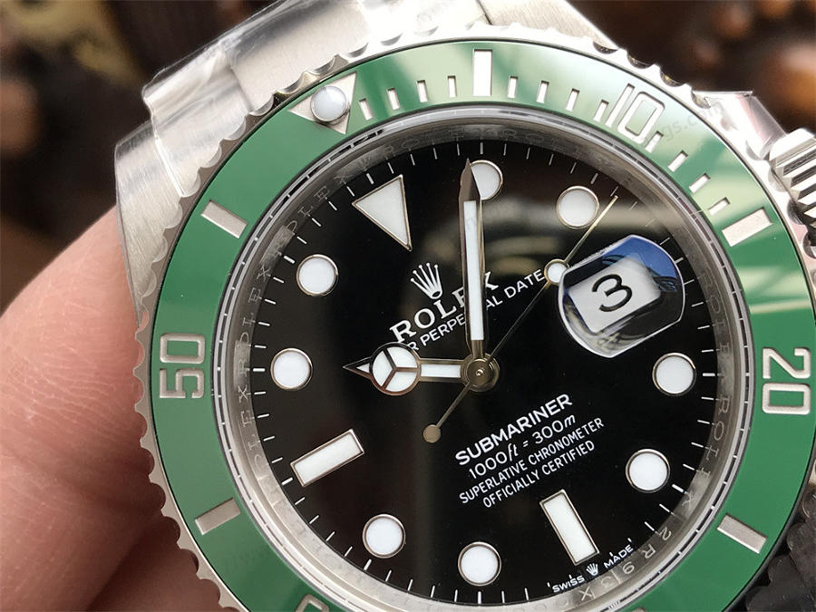 VS Factory Rolex yeni 41 mm yeşil su hayaleti incelemesi — 2. fotoğraf