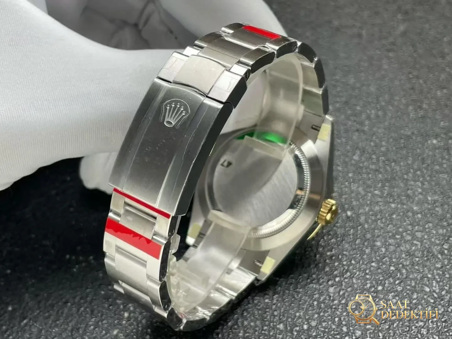 VS Factory Rolex yeni çift renkli altın Oyster Perpetual 100. yıl versiyonunun işçiliği nasıl? - Bilezik, Toka ve Klips Mekanizması