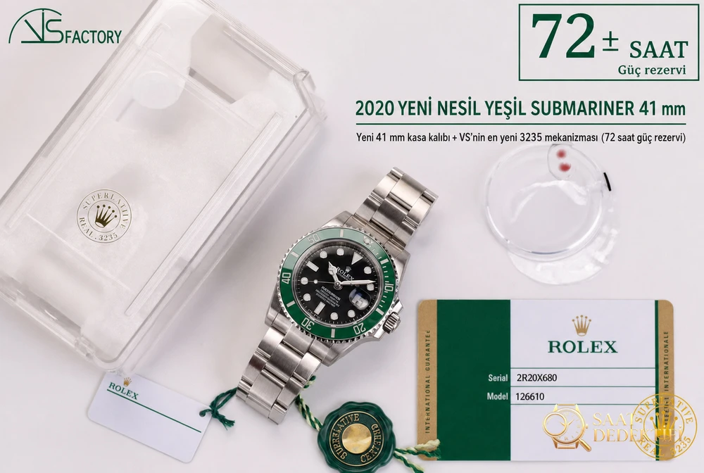 Rolex Submariner VS Factory İncelemesi - Ön Görünüm ve Kasa Tasarımı