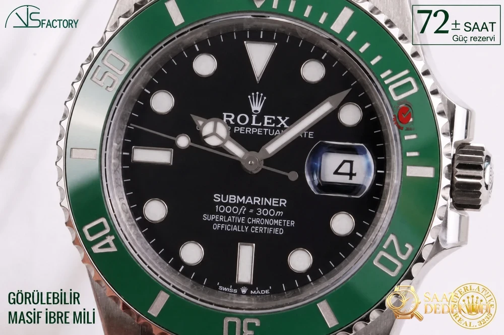VS Factory Rolex yeni Submariner