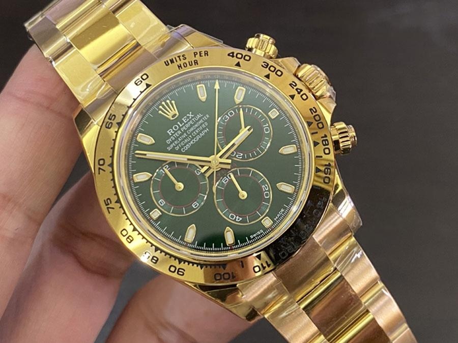 VS Factory Rolex Yeşil-Altın 4130 Replika Kol Saati - VS Daytona Saati — 2. fotoğraf