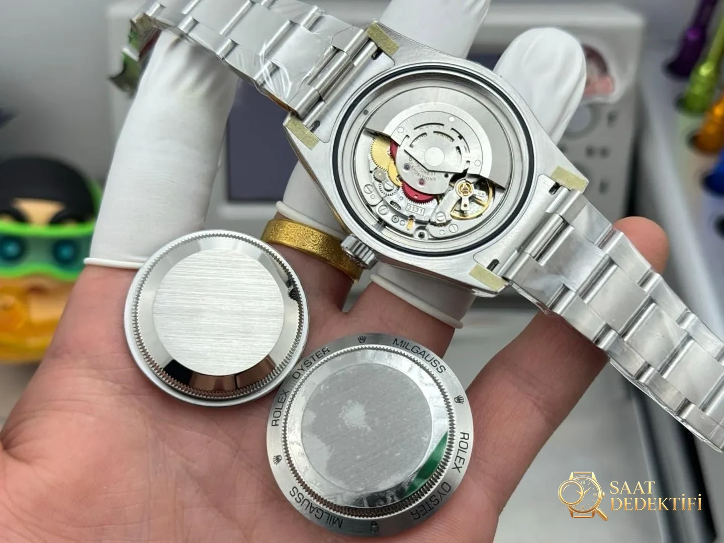VS Factory Rolex yeşil camlı siyah kadranlı Dandong 3131 tek kademeli mekanizma işçiliği nasıl? - Bilekte Duruş ve Kasa Orantısı