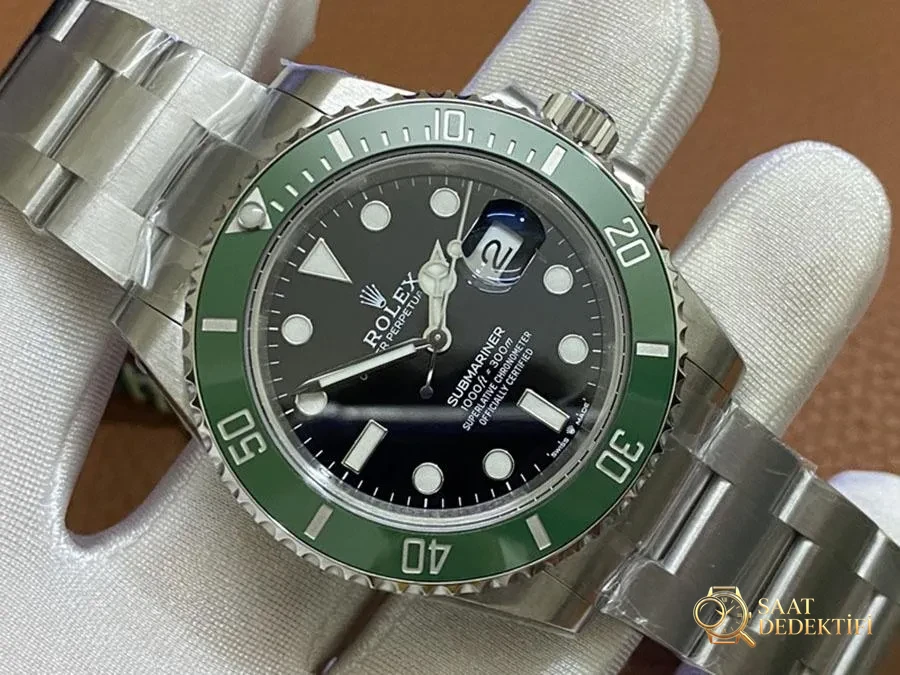 Реплика наручных часов VS Factory Rolex Green Water Ghost 3235 — Часы VS — Детали циферблата и качество изготовления лицевой панели