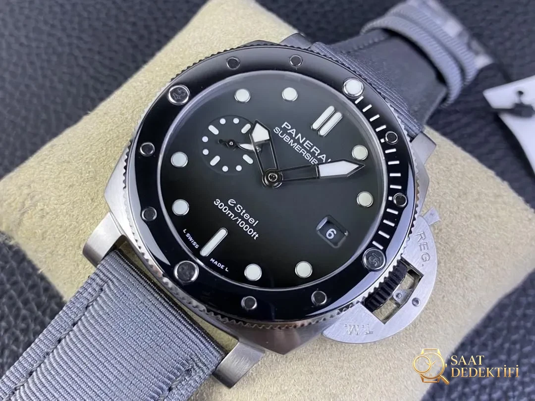 VS Factory (SBF) Panerai 01288 mat eSteel işçiliği nasıl? - Kasa Profili ve Kurma Kolu İncelemesi