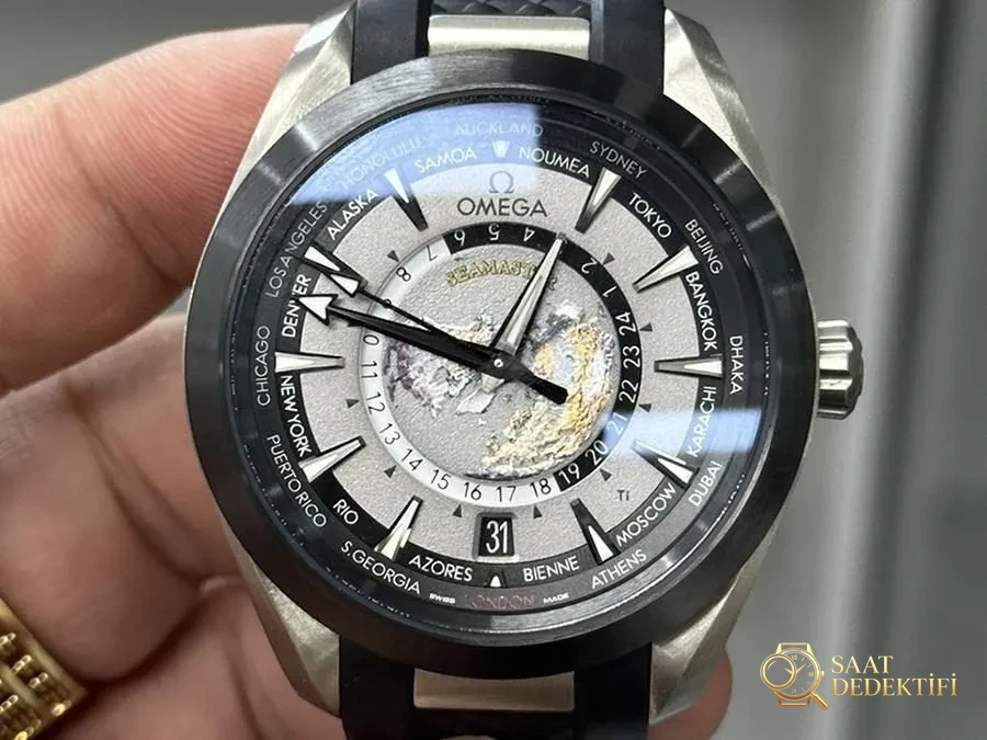 VS Factory Seamaster 150 titanyum kasa siyah dünya saati replika saat nasıl - VS Omega - Kasa Profili ve Kurma Kolu İncelemesi