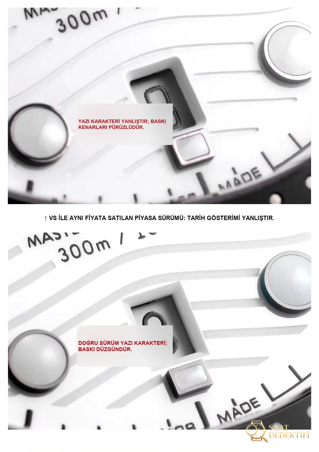 VS Factory üretimi yeni Omega Seamaster 300M ile piyasadaki versiyonların karşılaştırması: farkı nasıl anlarsınız, doğru versiyonu nasıl alırsınız? - Klips Kilidi ve Lazer Damgalar