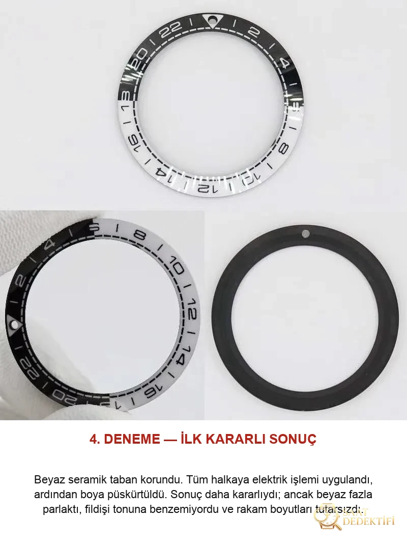 VS Factory yeni Omega Seamaster 600 GMT tai chi bezel siyah-beyaz bezel 43.5 mm 8906 mekanizma replika saat incelemesi - Bilezik Bakla Ayrımı ve Pim Yapısı