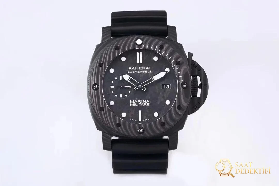 VS Factory yeni Panerai Submersible serisi PAM979 karbon fiber replika saat incelemesi - Bilezik, Toka ve Klips Mekanizması