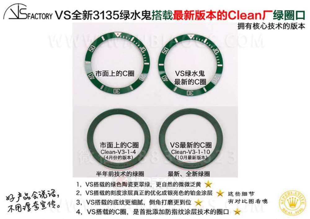 VS Factory Yeşil Submariner «3135 mekanizmalı» çekirdek teknoloji versiyonuyla geliyor — 2. fotoğraf