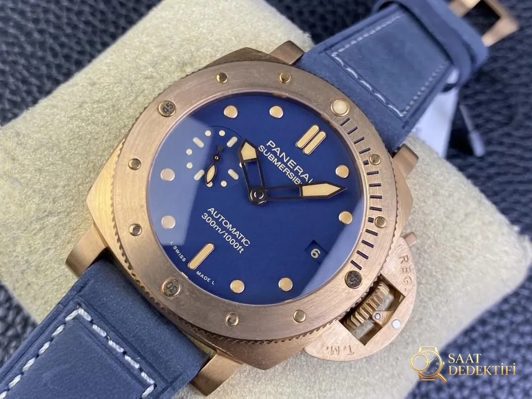 VS Factory(SBF Factory) Panerai 1074 küçük bileklere özel bronz saat 42 mm alınır mı? - Arka Kapak ve Mekanizma Detayı