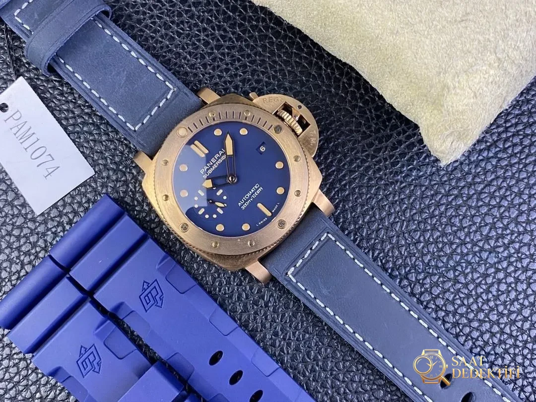 VS Factory(SBF Factory) Panerai 1074 küçük bileklere özel bronz saat 42 mm alınır mı? - Mekanizma Zemberek ve Balans Detayı