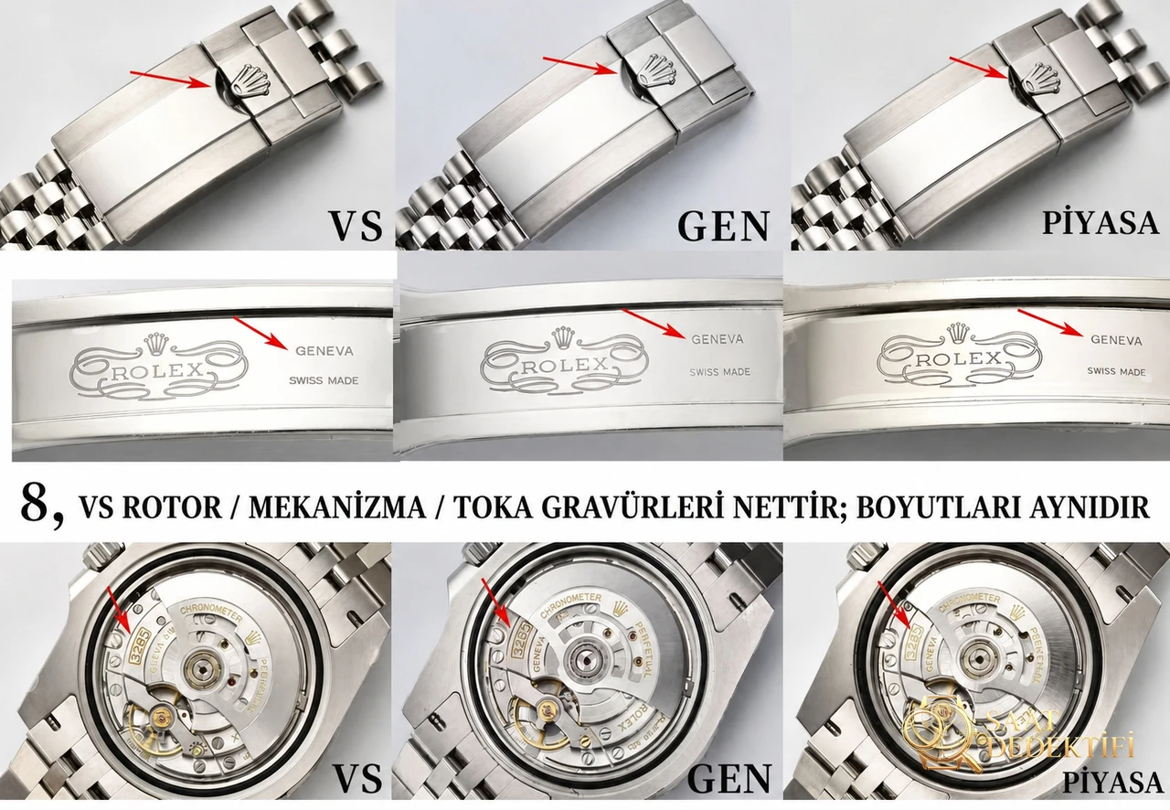 VS GMT cola bezel görücüye çıkıyor! Dandong 3285 mekanizmasını taşıyan bu model, her detayı üstün işçilikle işlenerek piyasadaki tüm versiyonları açık ara geride bırakıyor; replika saatlerin zirvesi unvanını sonuna kadar hak ediyor! - Toka İçi Mikro Ayar Mekanizması