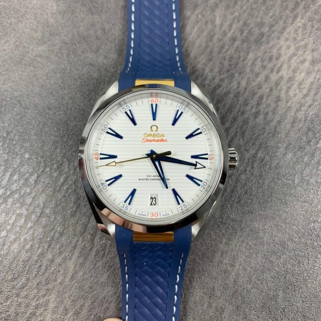 VS Omega Seamaster 150 Ryder Cup yeni Golden Needle Captain 8900 mekanizma 41 mm replika saat almaya değer mi? Nasıl satın alınır? — 3. fotoğraf
