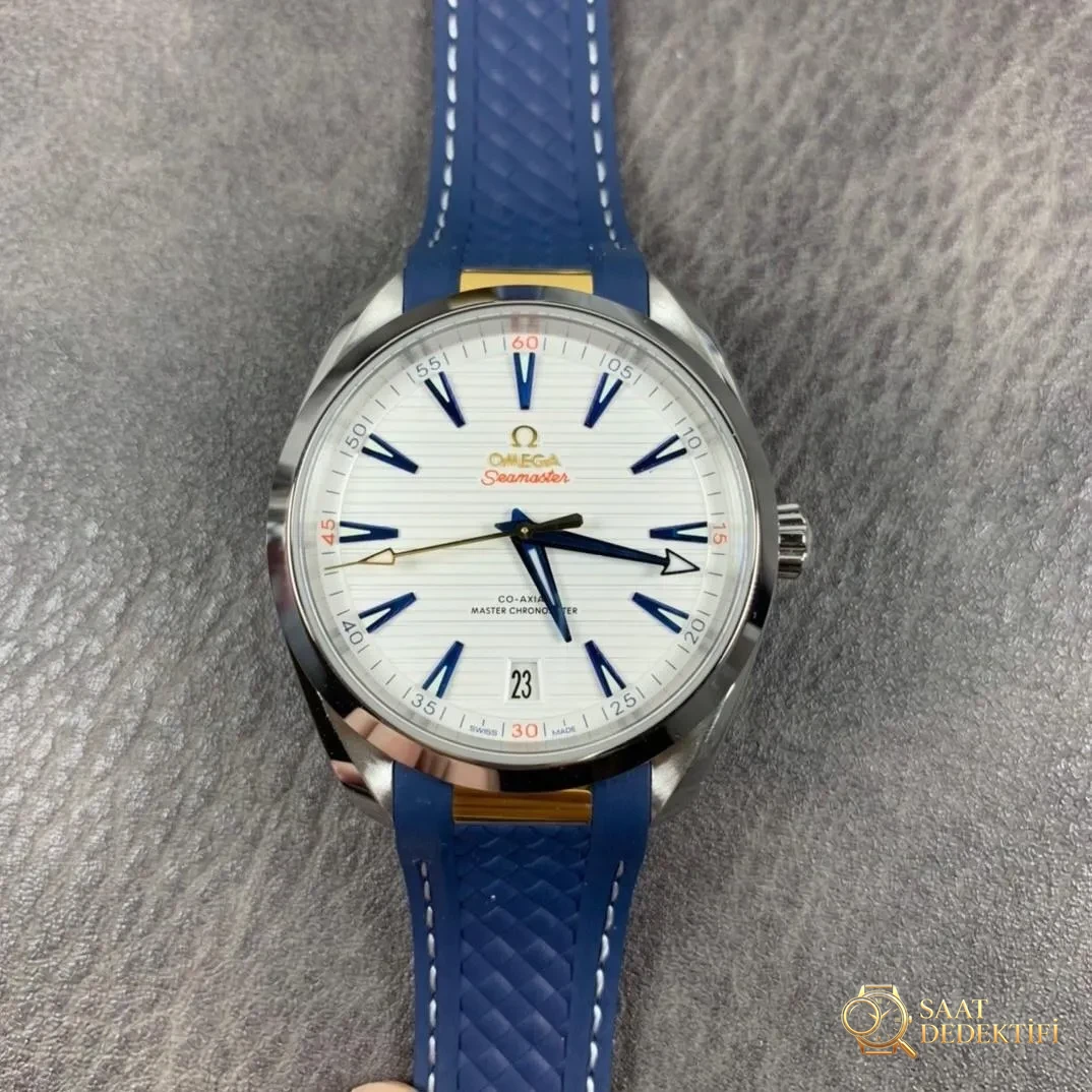 VS Omega Seamaster 150 Ryder Cup yeni Golden Needle Captain 8900 mekanizma 41 mm replika saat almaya değer mi? Nasıl satın alınır? - Kasa Profili ve Kurma Kolu İncelemesi