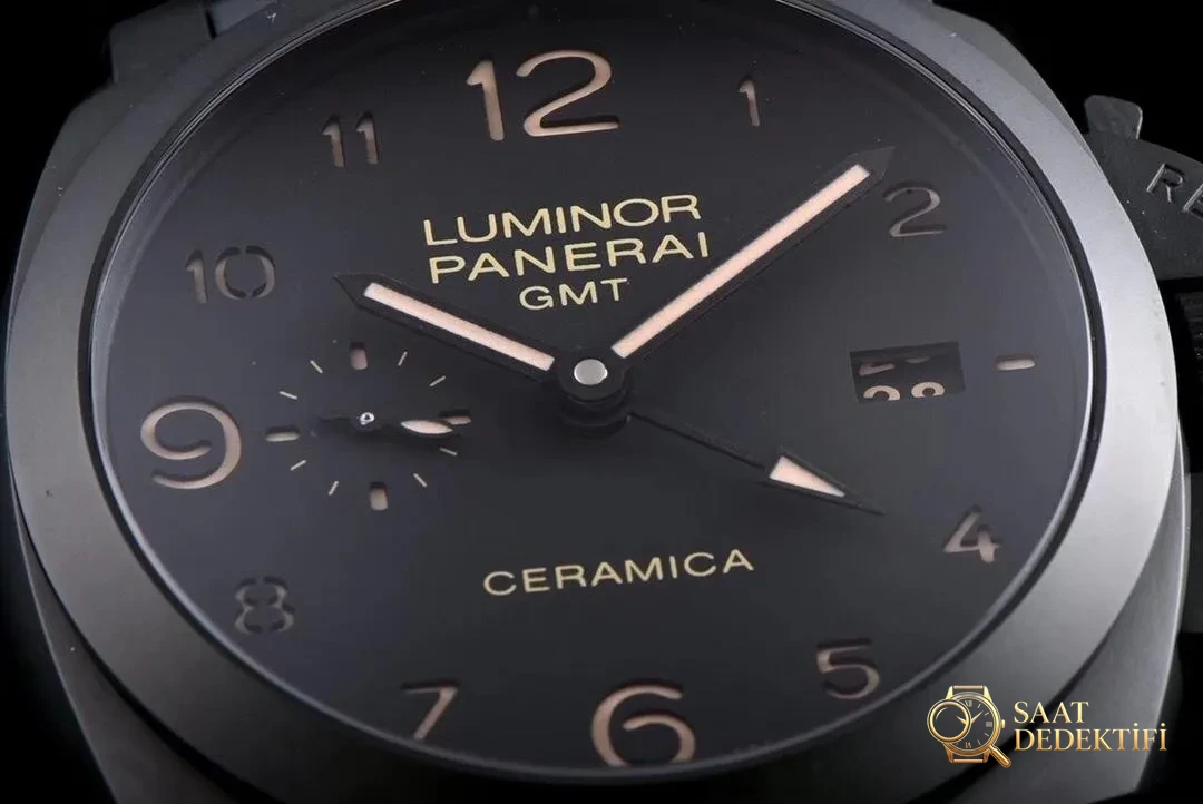 Vs Panerai PAM438 Black Warrior seramik p9001 full siyah mekanizma gerçek V2 versiyon replika saat orijinal karşılaştırmalı incelemesi - Tepe Koruması ve Ayar Fonksiyonu