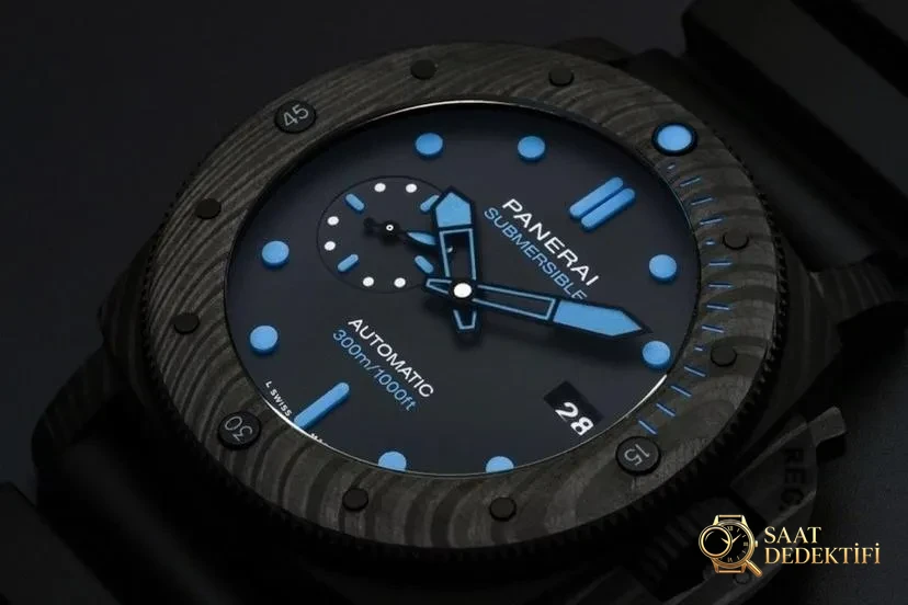 VS Panerai Submersible serisi PAM01616 karbon fiber replika saat incelemesi - Bilezik, Toka ve Klips Mekanizması