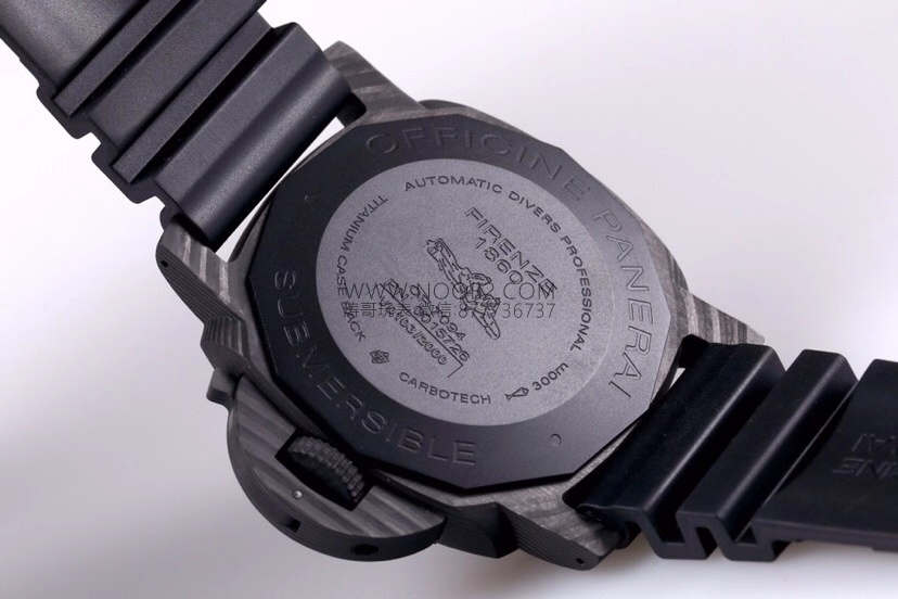 VS Panerai Submersible serisi PAM01616 karbon fiber replika saat incelemesi — 17. fotoğraf