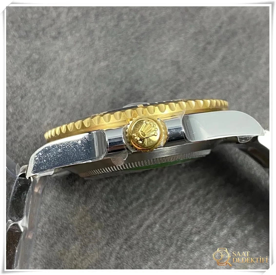 VS Factory Rolex çelik-altın (Two-Tone) Siyah Su Hayaleti 116613 altın kaplama sürüm ile elektrolizle kaplama arasındaki fark nedir? Rengi solar mı? - Makro Kadran ve İndeks İşçiliği