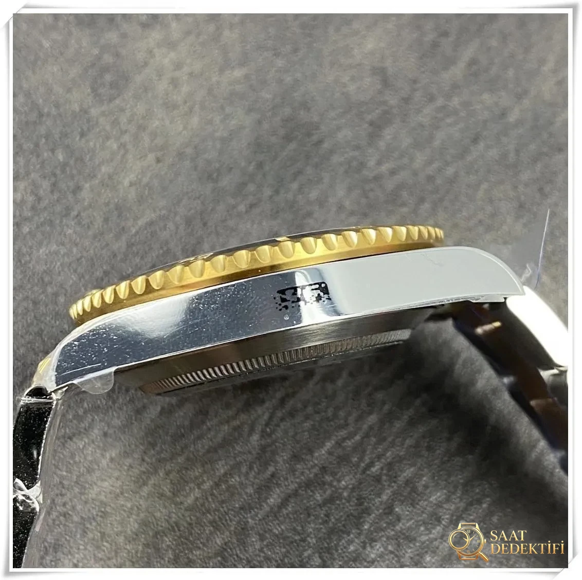 VS Factory Rolex çelik-altın (Two-Tone) Siyah Su Hayaleti 116613 altın kaplama sürüm ile elektrolizle kaplama arasındaki fark nedir? Rengi solar mı? - Klips Kilidi ve Lazer Damgalar