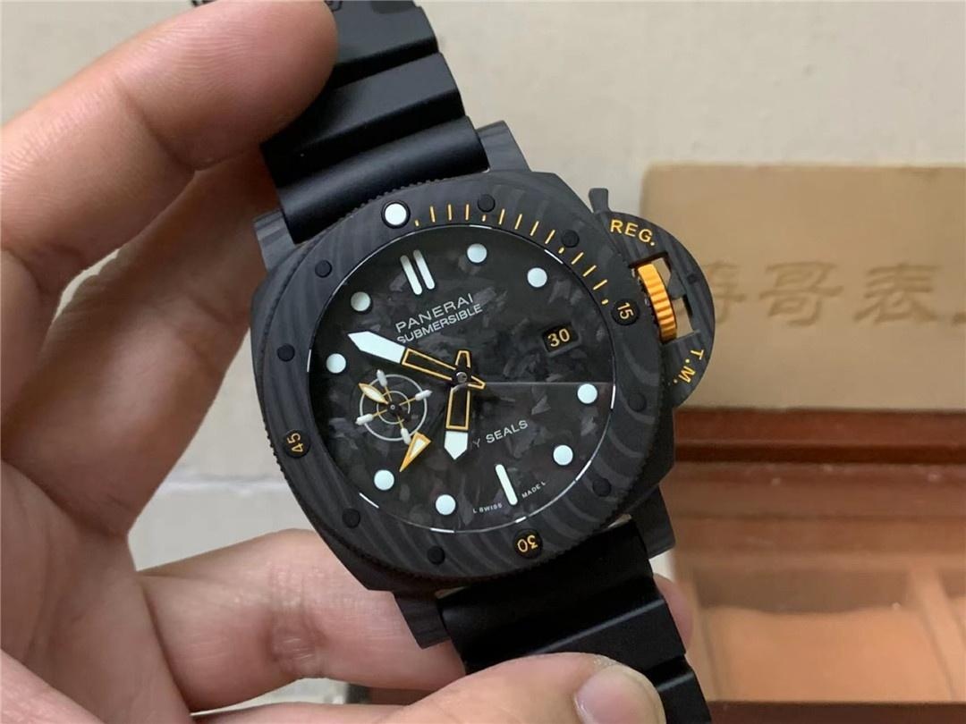 VS (SBF) fabrikası Panerai PAM1324 karbon fiber ilk bakışta replika belli olur mu? — 2. fotoğraf