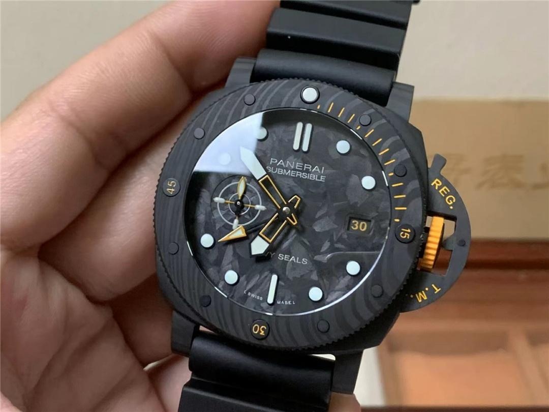 VS (SBF) fabrikası Panerai PAM1324 karbon fiber ilk bakışta replika belli olur mu? — 3. fotoğraf