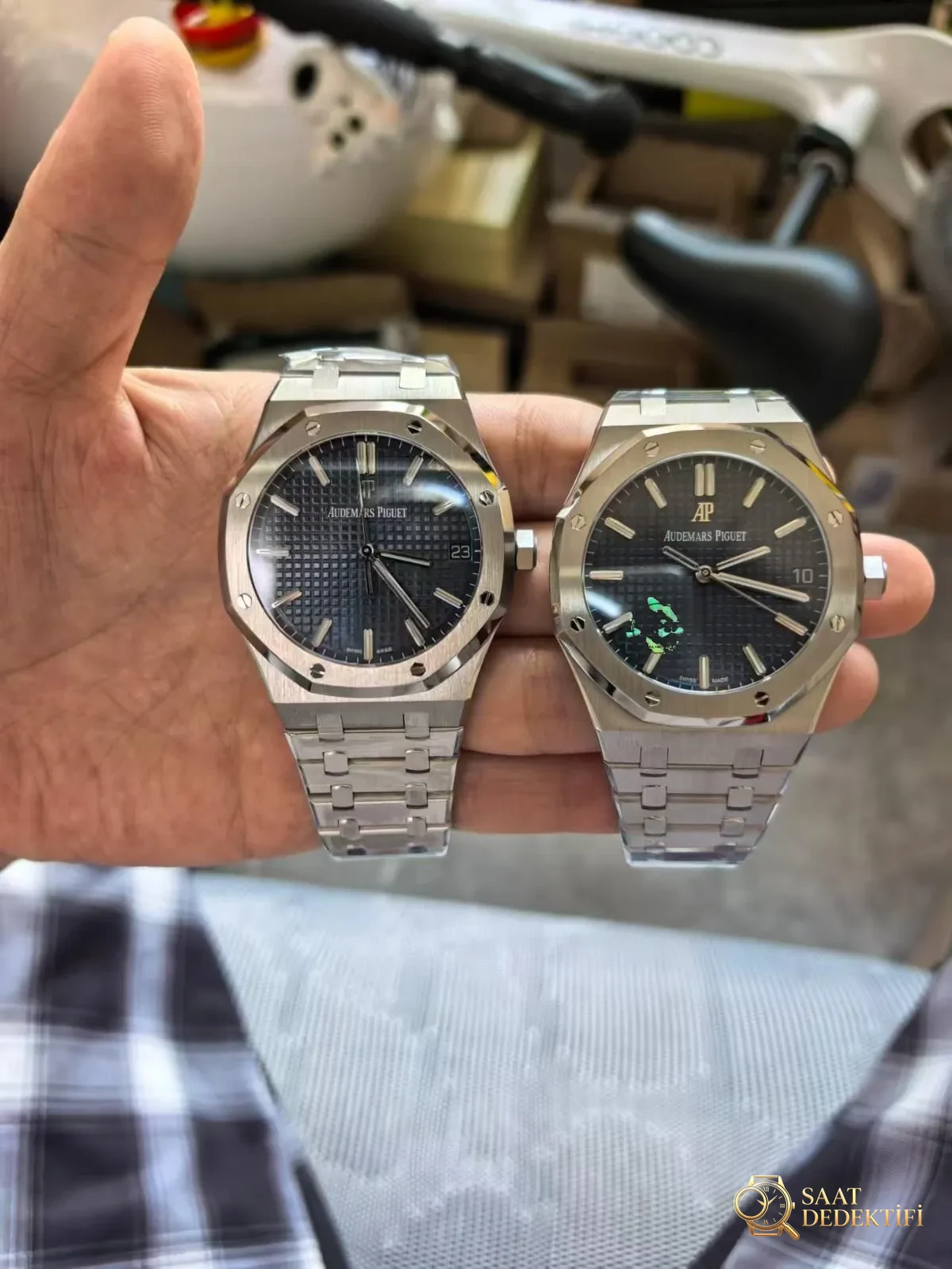 VS ve APS Arasında Mavi AP 15500 Fotoğraf Karşılaştırması - Klips Kilidi ve Lazer Damgalar