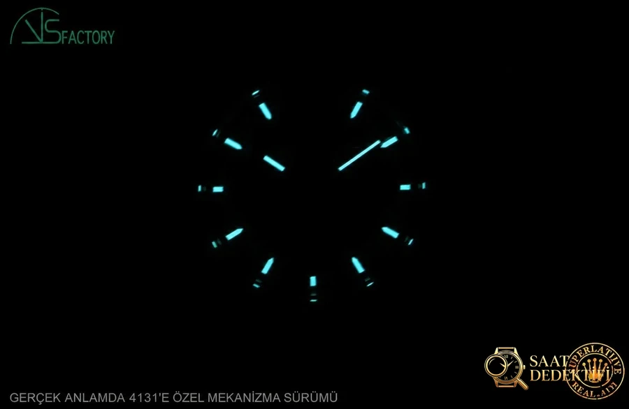 VS4131 Altın Daytona - VS Factory Rolex Daytona Serisi Replika Saat - Mekanizma Zemberek ve Balans Detayı