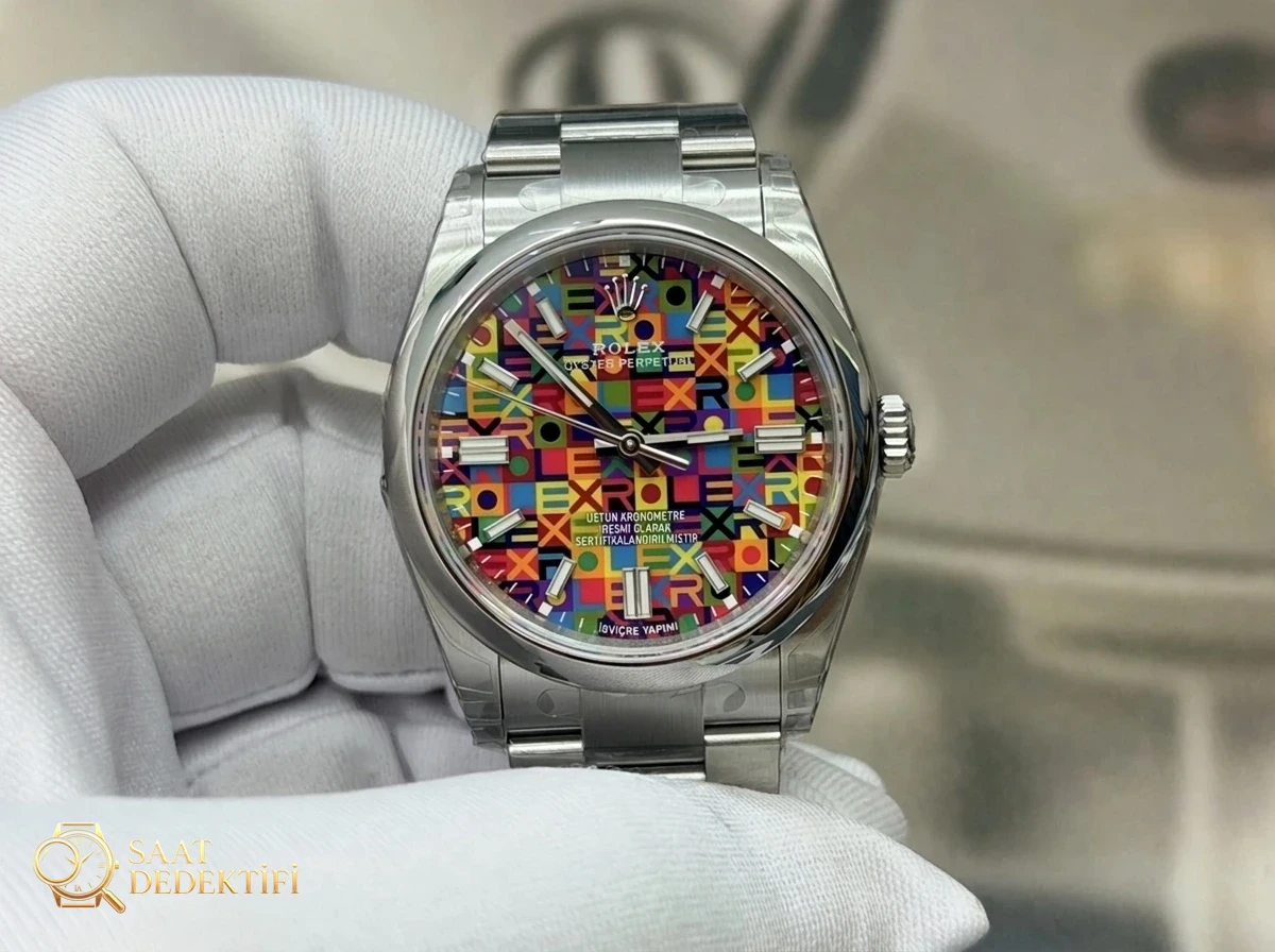 Обзор циферблата VSF Oyster Perpetual 36 Jubilee: Ref. Анализ фотографий 126000 – профиль случая и обзор коронки