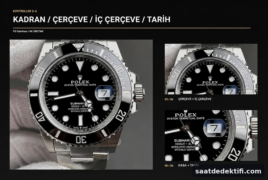 VSF Submariner 126610LN QC Rehberi: Onaydan Önce 12 Teknik Kontrol - Arka Kapak ve Mekanizma Detayı