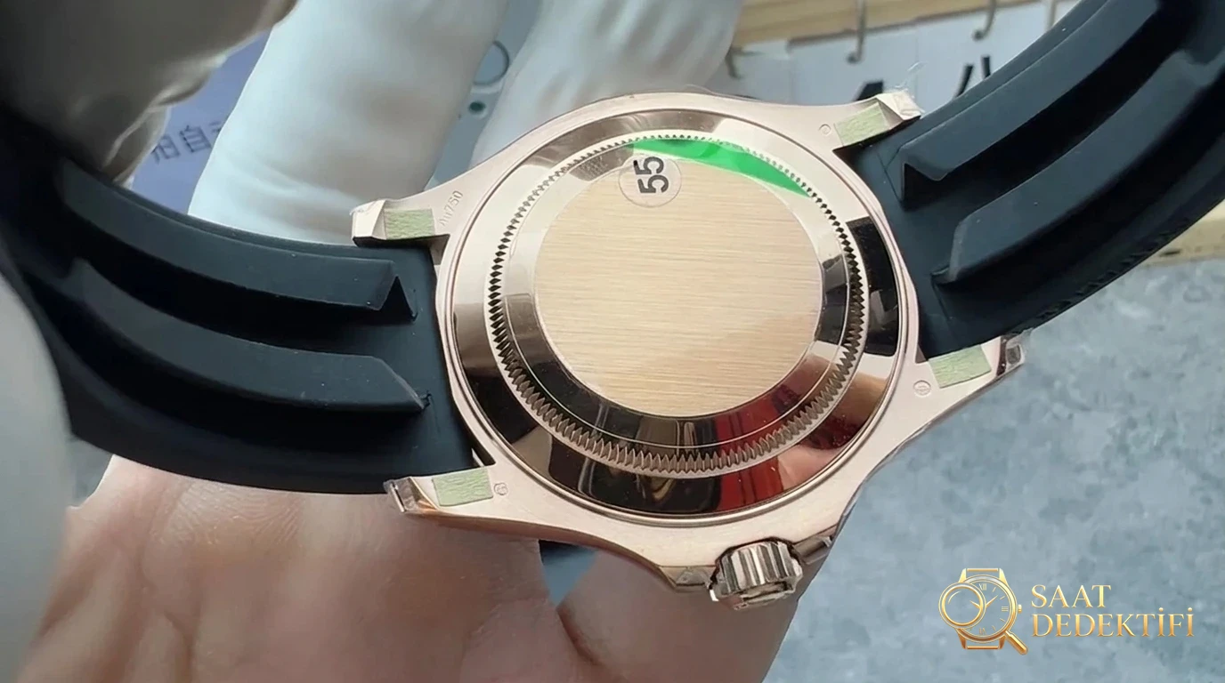 VSF Yacht-Master 40 126655 Testbericht: VS3235-Demontage und 129,6-g-Gewichtstest – Gehäusestahl und Polierqualität
