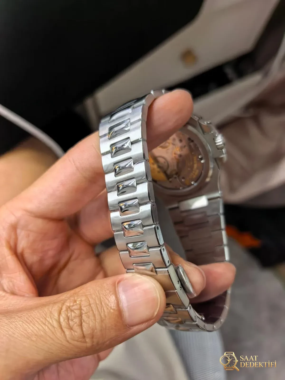 WS Factory tam modifiyeli Patek Philippe Nautilus 5712 SW kadranı, dolu orta aks, mat yüzeyli mooniphase kadranı ile bir çırpıda hedefe ulaşıyor mu? - Cam Yansıma Önleyici (AR) Kaplama