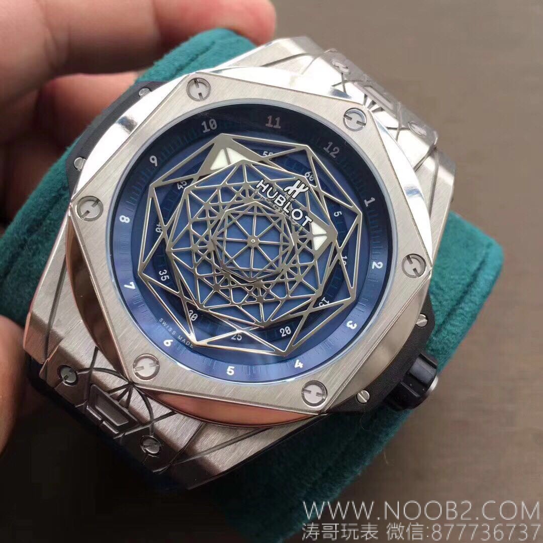 WWF Factory Hublot Big Bang Sang Bleu Tattoo İncelemesi: Sektördeki ilk gerçek titanyum SangBleu saati — 8. fotoğraf
