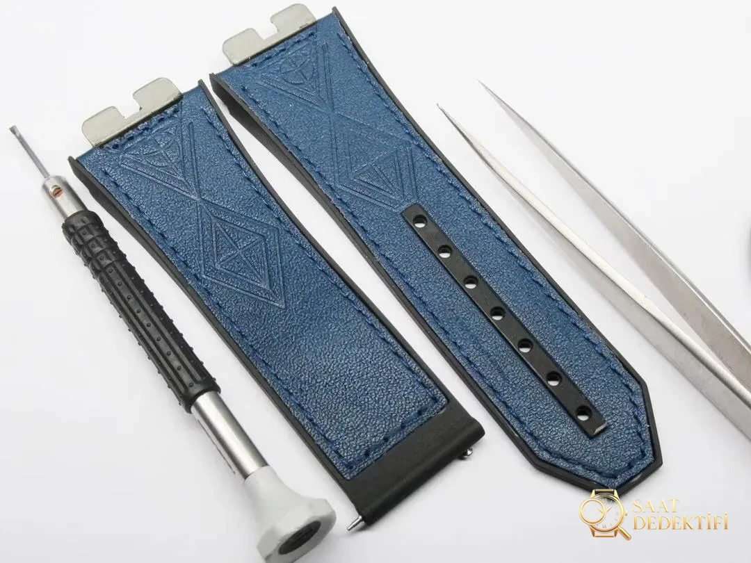 WWF Factory Hublot Big Bang Sang Bleu Tattoo İncelemesi: Sektördeki ilk gerçek titanyum SangBleu saati - Kadran Alt Kadranları ve İğne Senkronizasyonu