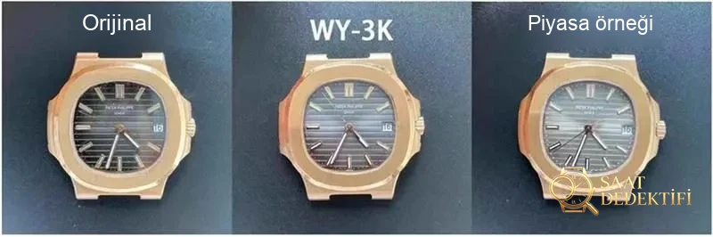 WY-3K Factory Patek Philippe Nautilus – Verbessertes Originalwerk, geräuschlose und gravierte Version – Gehäuseprofil und Kronenbewertung