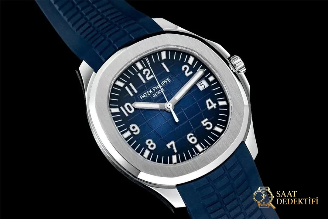 WY-3K Patek Philippe 5168 Degrade Mavi El Bombası 42 mm 324SC Tek Parça Mekanizma - Bilezik, Toka ve Klips Mekanizması