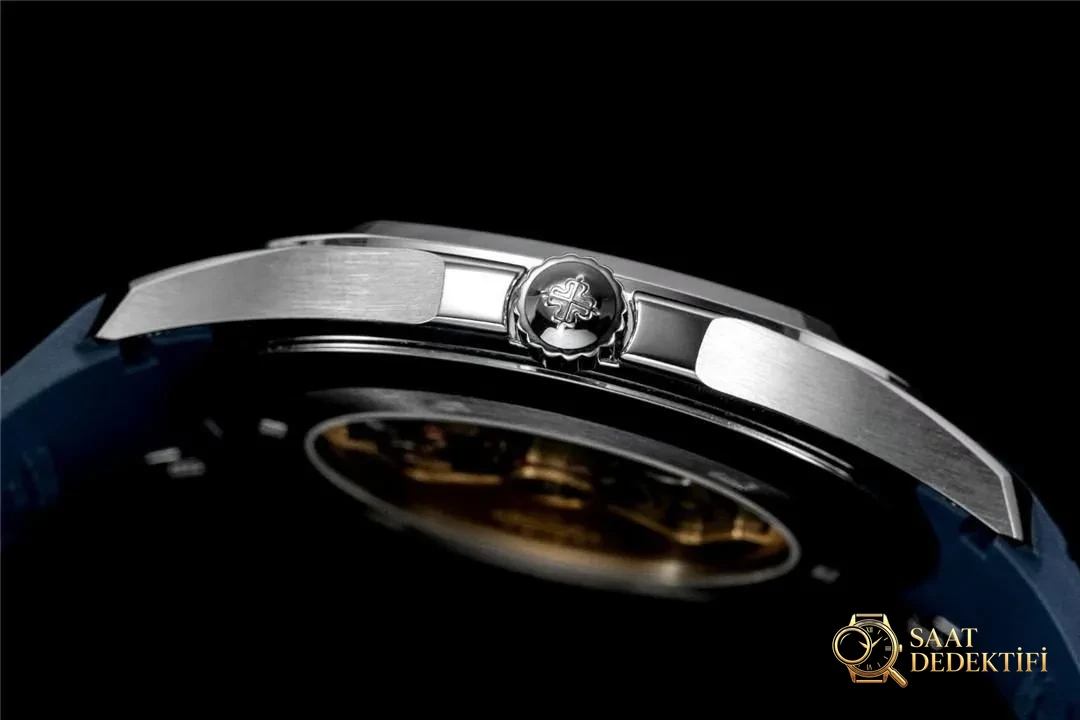 WY-3K Patek Philippe 5168 Degrade Mavi El Bombası 42 mm 324SC Tek Parça Mekanizma - Klips Kilidi ve Lazer Damgalar