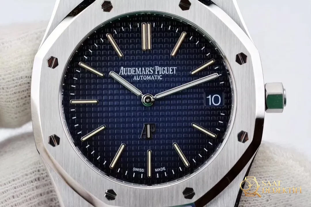 XF Factory Audemars Piguet 15202ip füme mavi kadran saat incelemesi - Klips Kilidi ve Lazer Damgalar